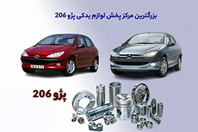 قطعات بدنه 206 در پارس بدنه