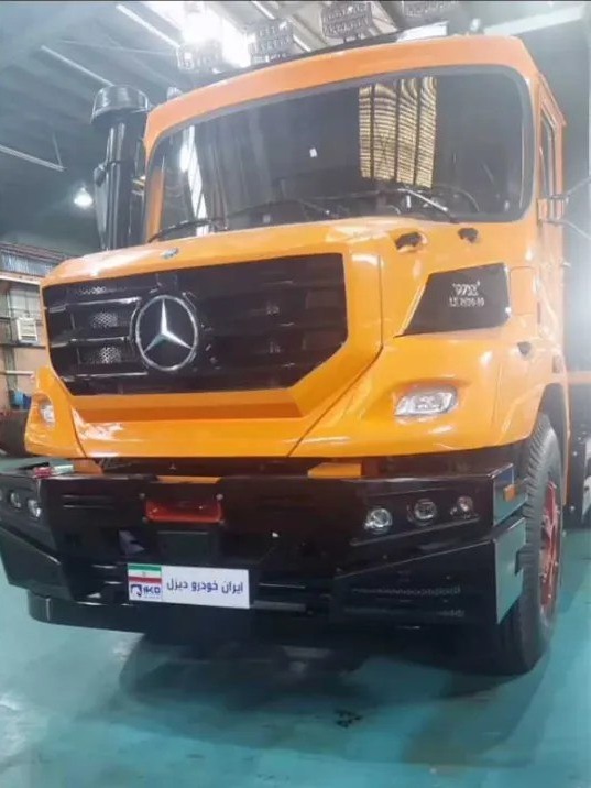 تصاویر جدید کامیون بنز ایران خودرو دیزل