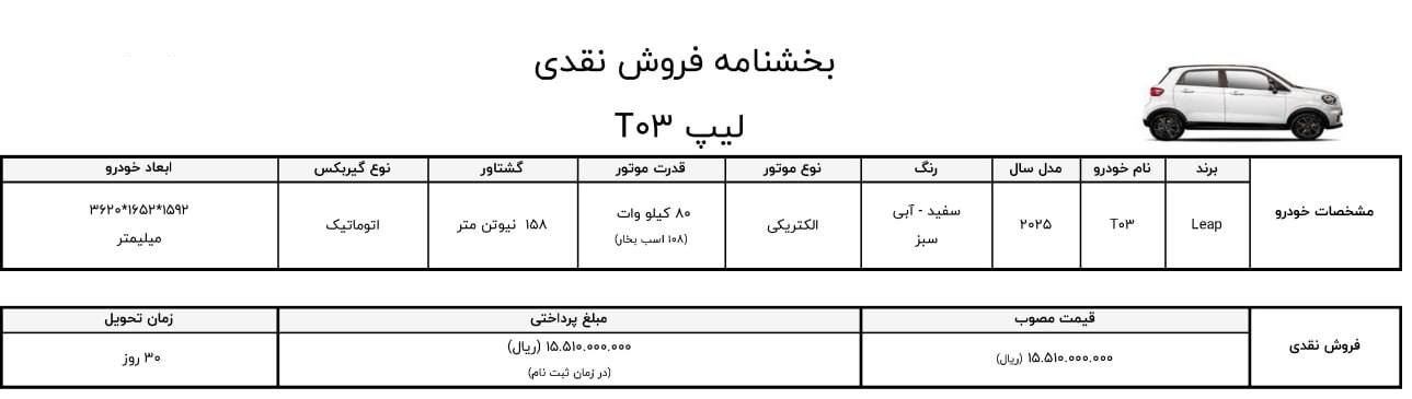 شرایط فروش خودرو لیپ موتور