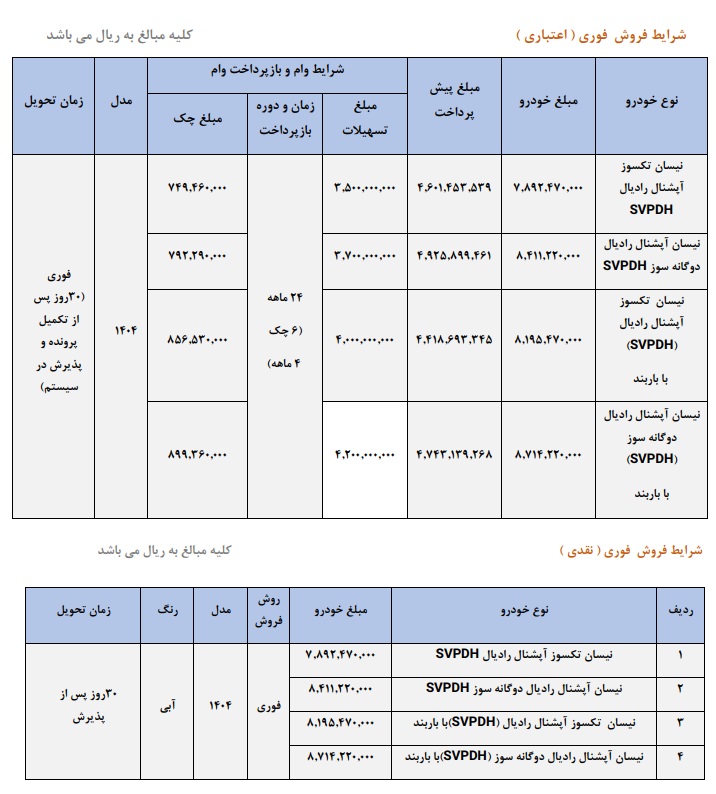 فروش فوری وانت نیسان زامیاد